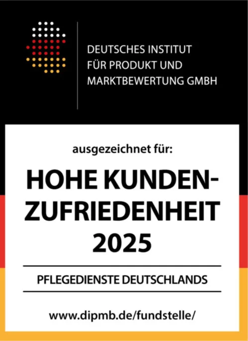 DIPMB-Siegel: Hohe Kundenzufriedenheit 2025 — Pflegedienste Deutschlands