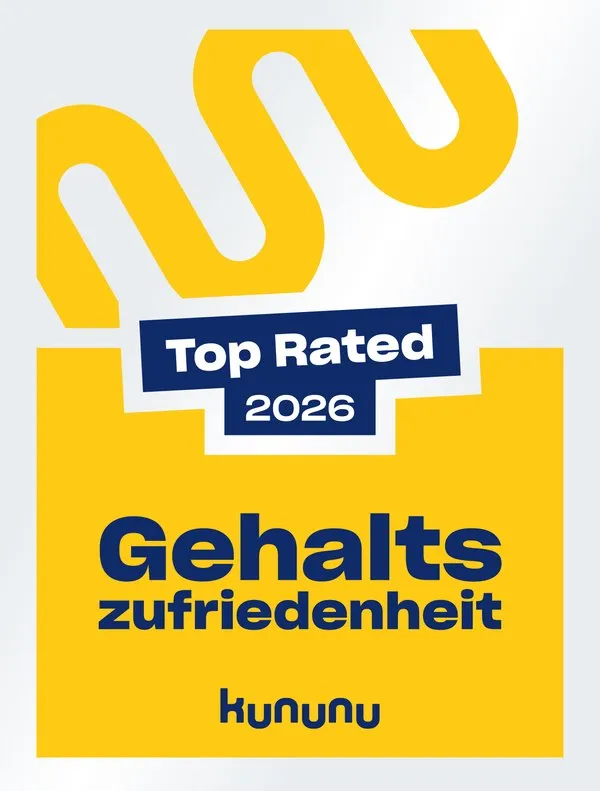 kununu Top Rated 2026 — Auszeichnung für Gehaltszufriedenheit